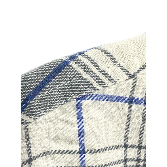 Massive Outdoor Plaid Flannel Slim Fit Button Shirt Mens L Lumberjack Western - Picture 4 of 7